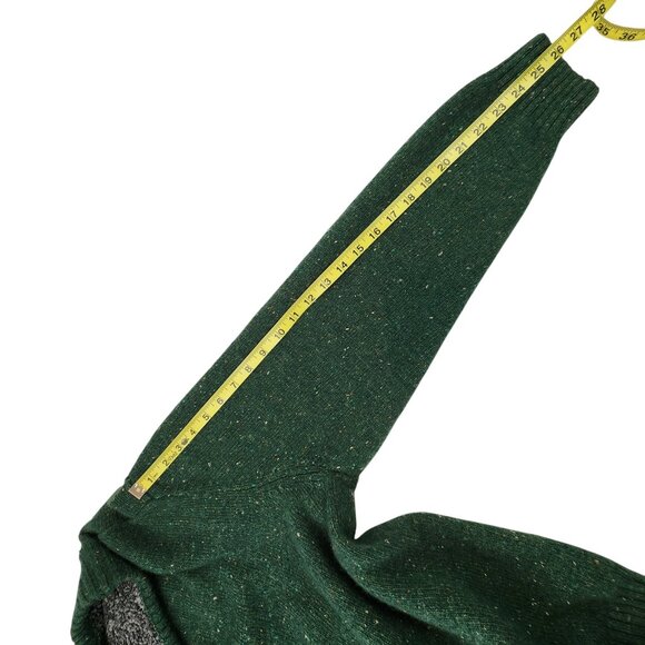 Lands’ End Wool Blend Sweater XXL Forest Green - Picture 8 of 14